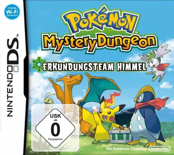 Pokemon Mystery Dungeon - Explorers of Sky (Europe) (En,Fr,De,Es,It) (Demo) (Kiosk) box cover front